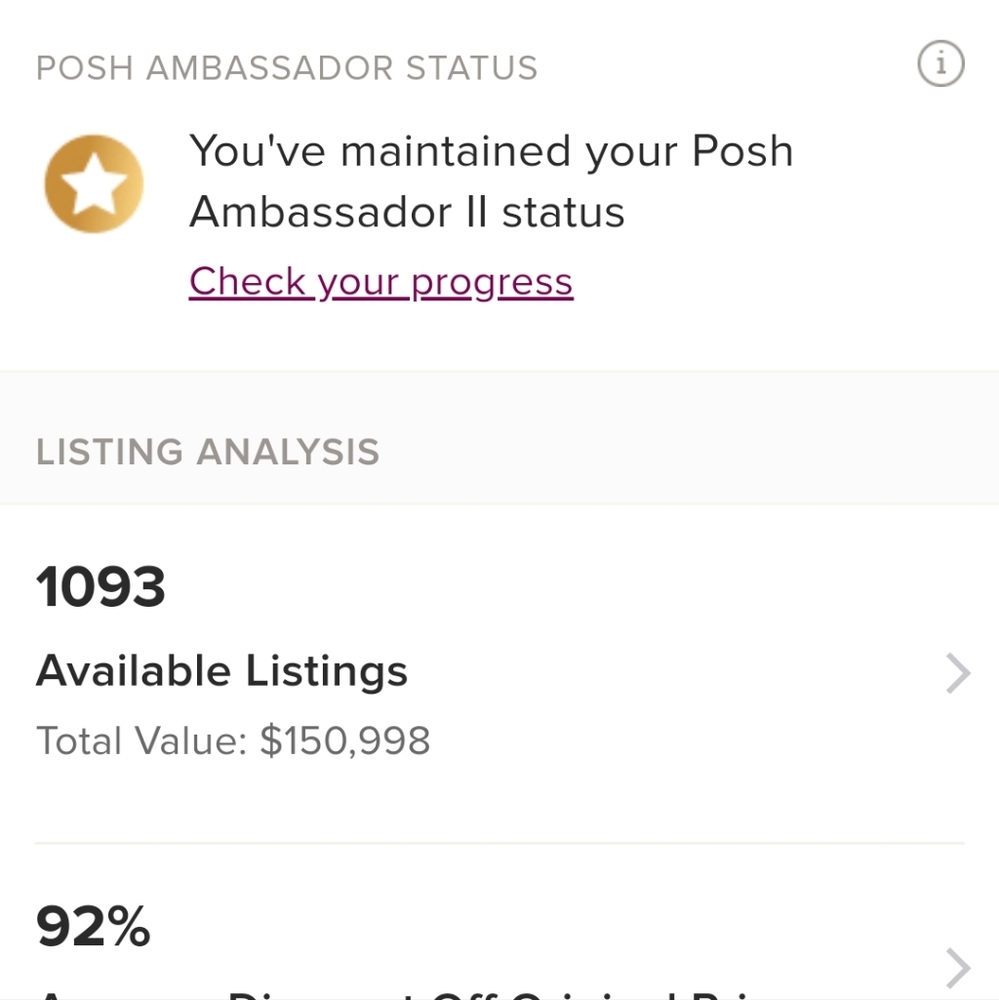Poshmark Stats - Picture 2 of 2
